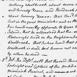 [Document, 1769 September 08]