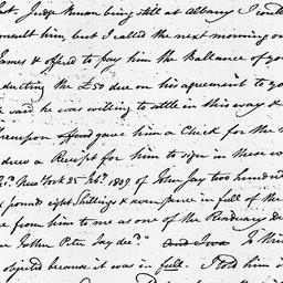[Document, 1809 March 03]