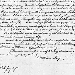 [Document, 1820 July 04]