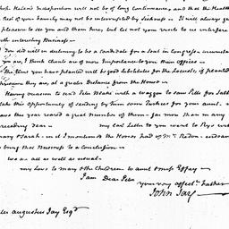 [Document, 1822 November 04]