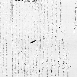 [Document, 1819 November 09]