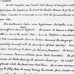 [Document, 1781 November 03]