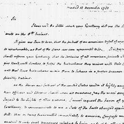 [Document, 1781 November 12]