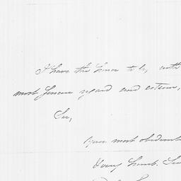 [Document, 1783 November 01]