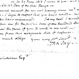 [Document, 1816 November 22]