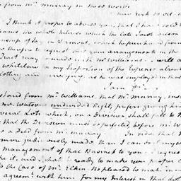 [Document, 1806 November 5]