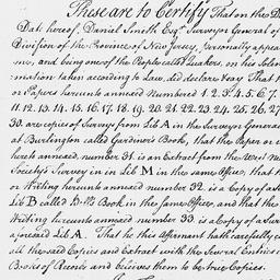 [Document, 1769 July 10]