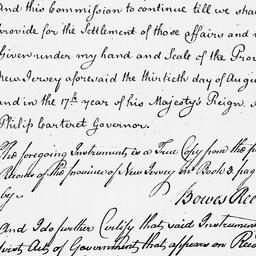 [Document, 1665 August 30]