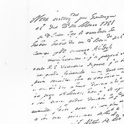 [Document, 1781 March 25]