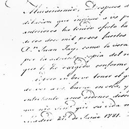 [Document, 1781 June 27]