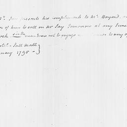 [Document, 1795 January 20]