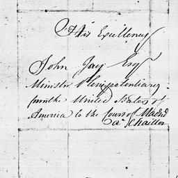 [Document, 1784 February 19]
