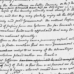 [Document, 1790 March 01]