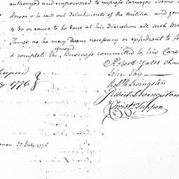 [Document, 1776 July 22]