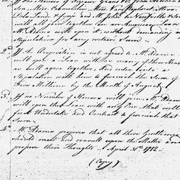 [Document, 1782 April 30]