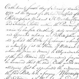 [Document, post 1773 Januar...