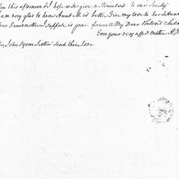 [Document, 1830 August 11]