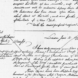 [Document, 1799 May 31]