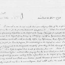 [Document, 1795 October 30]