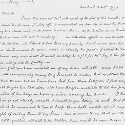[Document, 1795 October 03]