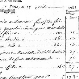 [Document, 1781 April 12]