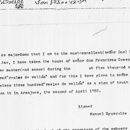 [Document, 1782 April 02]