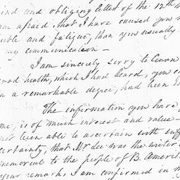 [Document, 1823 March 04]