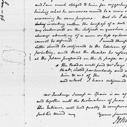 [Document, 1796 January 27]