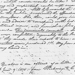 [Document, 1800 June 09]