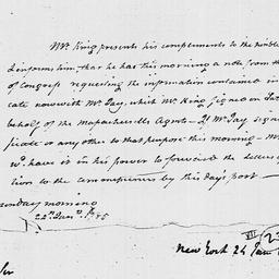 [Document, 1785 January 24]