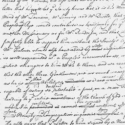 [Document, 1763 August 01]