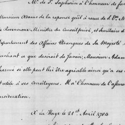 [Document, 1785 March 31]