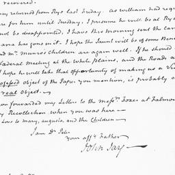 [Document, 1819 February 22]