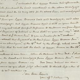 [Document, 1820 August 16]