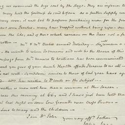 [Document, 1819 August 25]