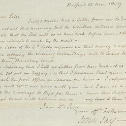 [Document, 1809 November 13]