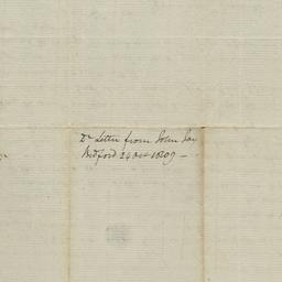 [Document, 1809 October 24]