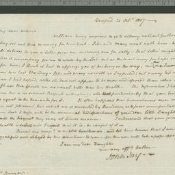 [Document, 1807 October 31]