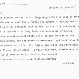 [Document, 1801 June 8]