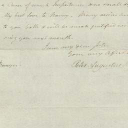 [Document, 1811 August 26]