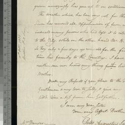 [Document, 1806 October 11]