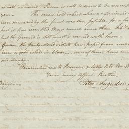 [Document, 1805 March 04]