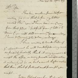 [Document, 1794 April 22]