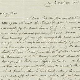 [Document, 1814 November 26]