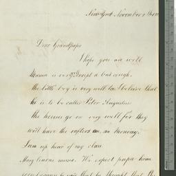 [Document, 1821 November 02]