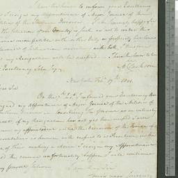 [Document, 1801 February 07]