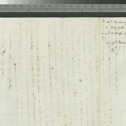 [Document, 1783 July 12]