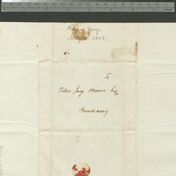 [Document, 1805 July 04]