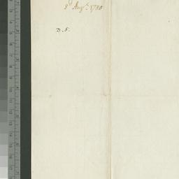 [Document, 1780 August 02]