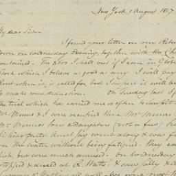 [Document, 1817 August 01]